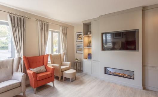 Resident room at a Grace Healthcare home
